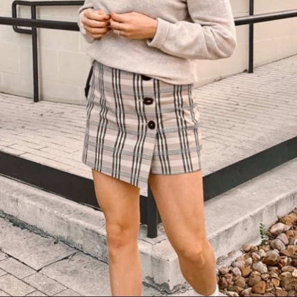 Mango plaid skort - Picture 2 of 8